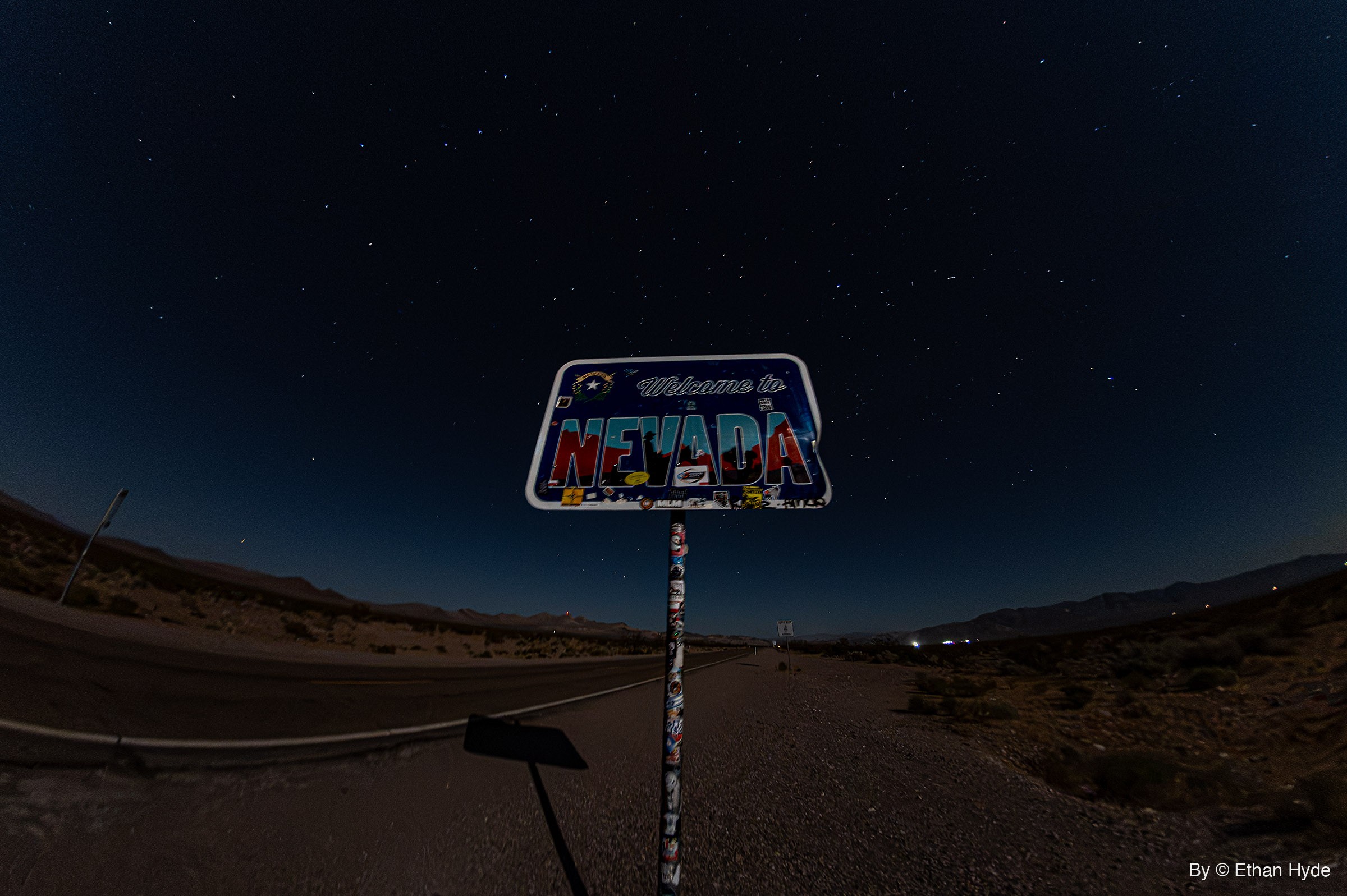 Welcome to Nevada by Moonlight — Astro series print