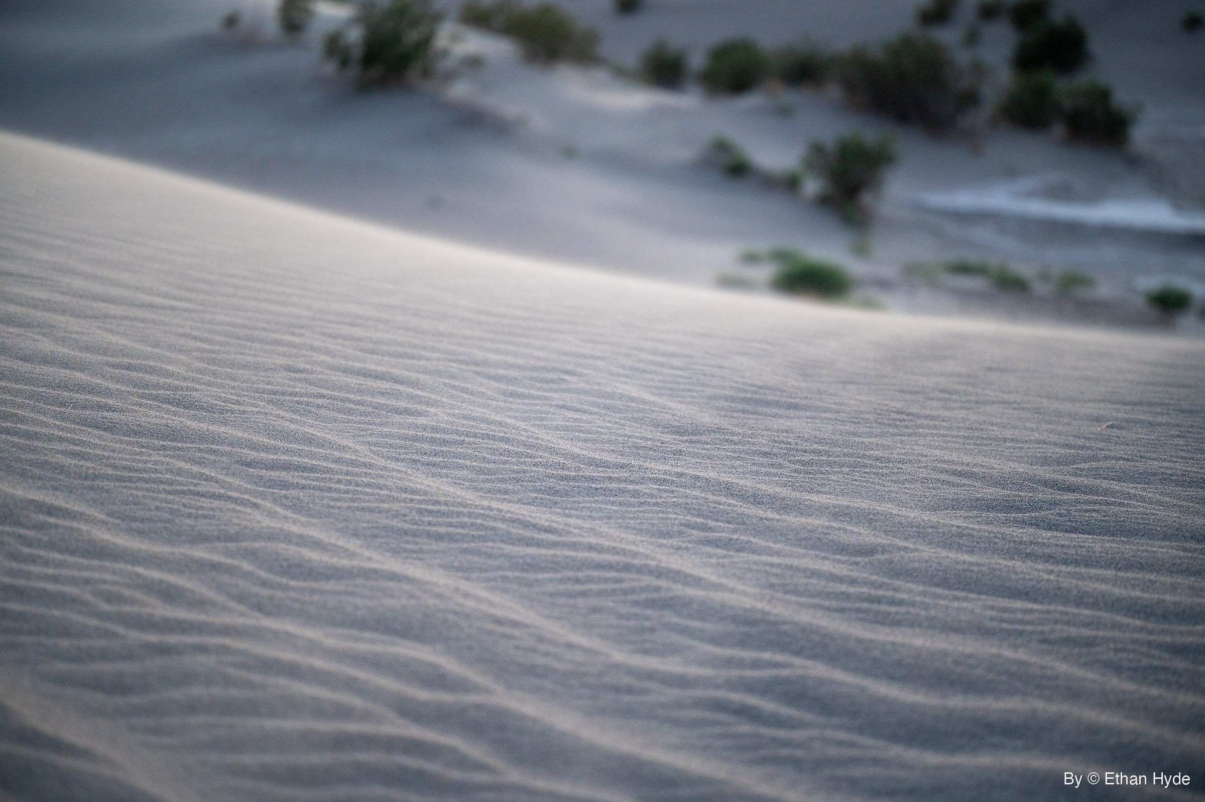 Blowing Sand Over Dune Ripples — Basin series print